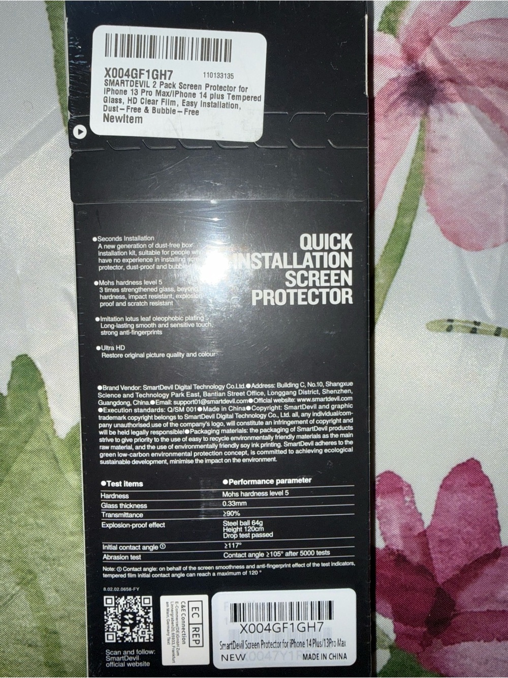 Quick Installation Screen Protector for 14Plus/13ProMax - Picture 2 of 3